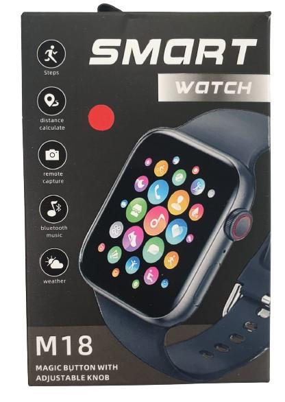 M18 Mens / Ladies Digital Smart Watch Magic Button with Adjustable Knob Sports Rubber Strap Available Multiple Colour