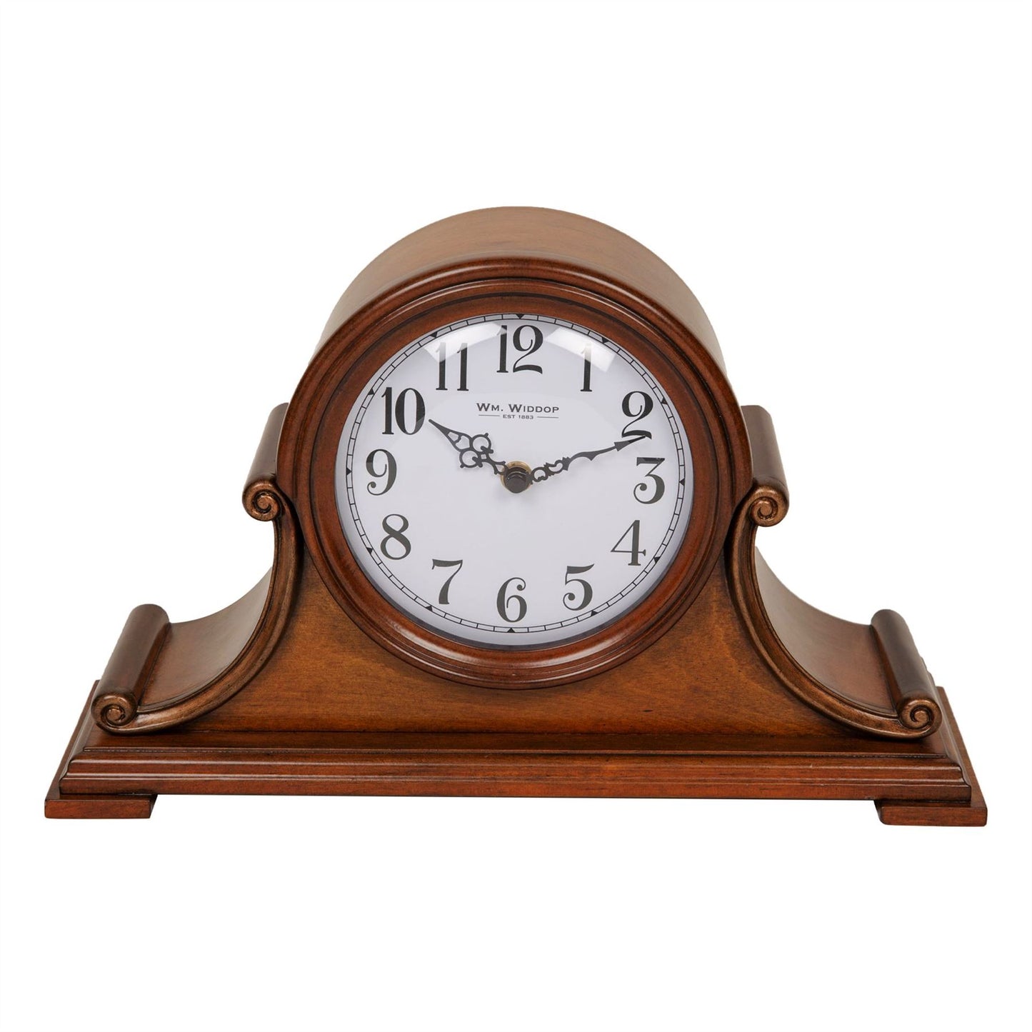 Wm Widdop Napoleon Mantel Clock Arabic Dial