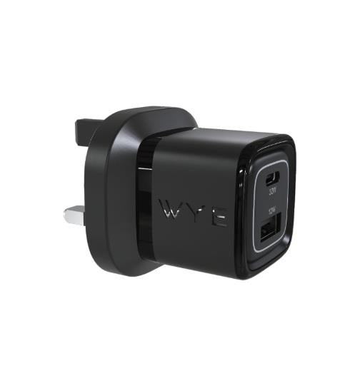 WYE 32W Dual Port USB-C & USB-A Power Adapter (GaN III)
