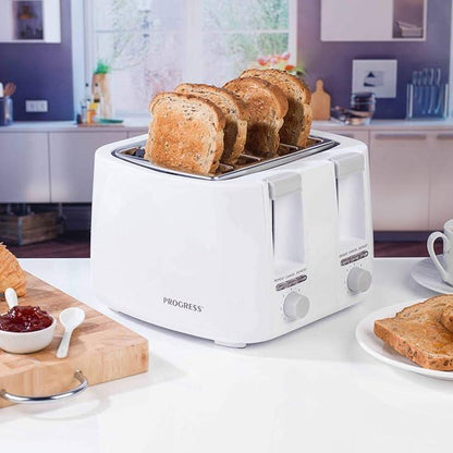 Progress 4 Slice Toaster – 1500W White