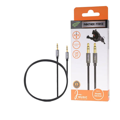 Panther Force 1.2M AUX Cable 3.5mm Audio Jack - PF110