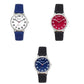 Ravel Ladies Classic Dial Leather Strap Watch R0105 Available Multiple Colour