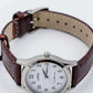 Lorus Ladies Basic White Dial Brown Leather Strap Watch RRS57UX9 BRAND NEW BUT NEEDS BATTERY