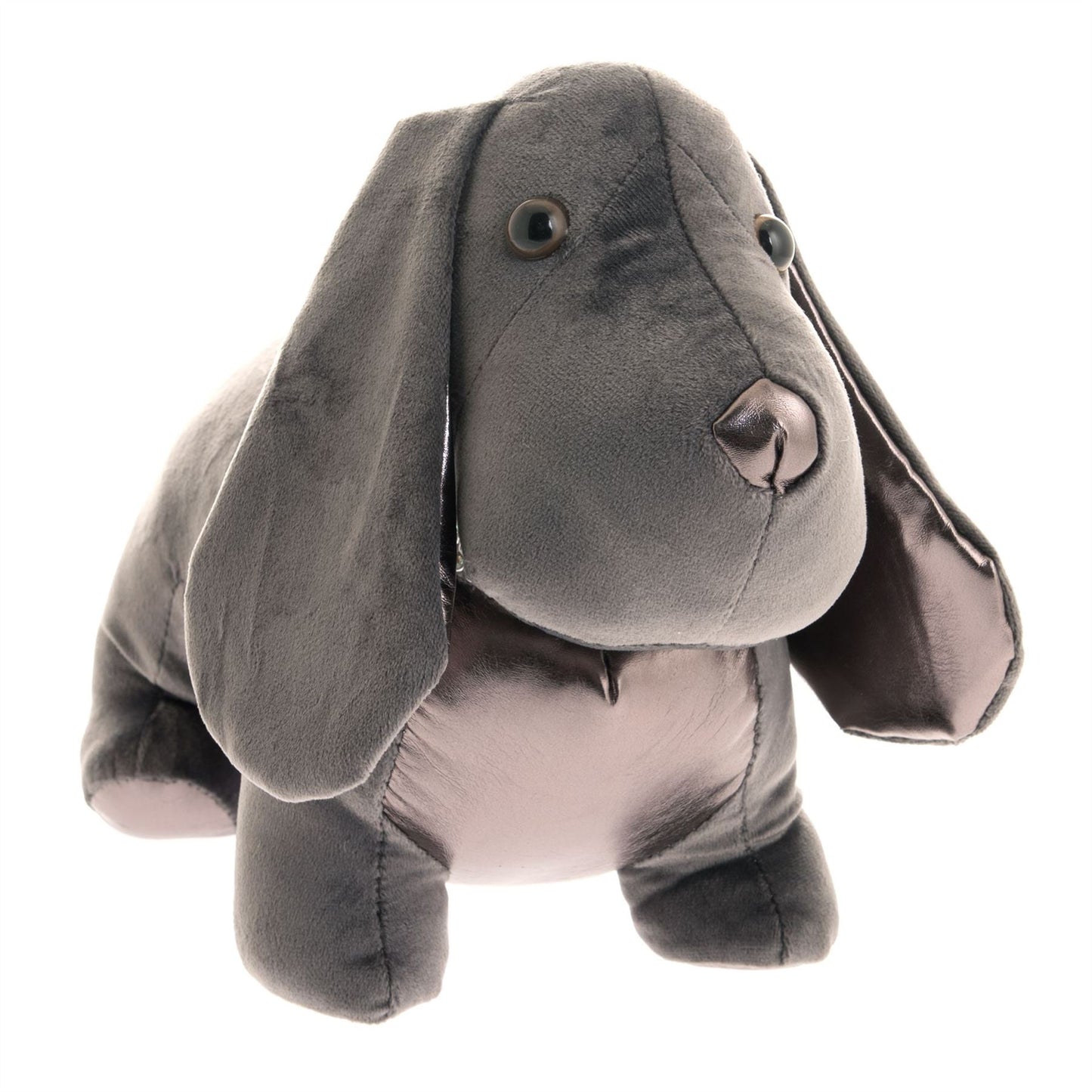 Hestia Diamante Collar Dark Grey Dog Door Stop