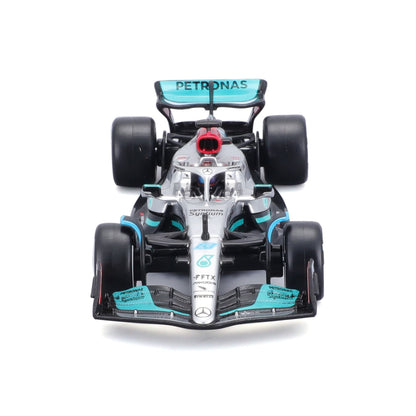1:43 F1 Mercedes Amg W13 2022 With Helmet Russell - Diecast Model car Collectables
