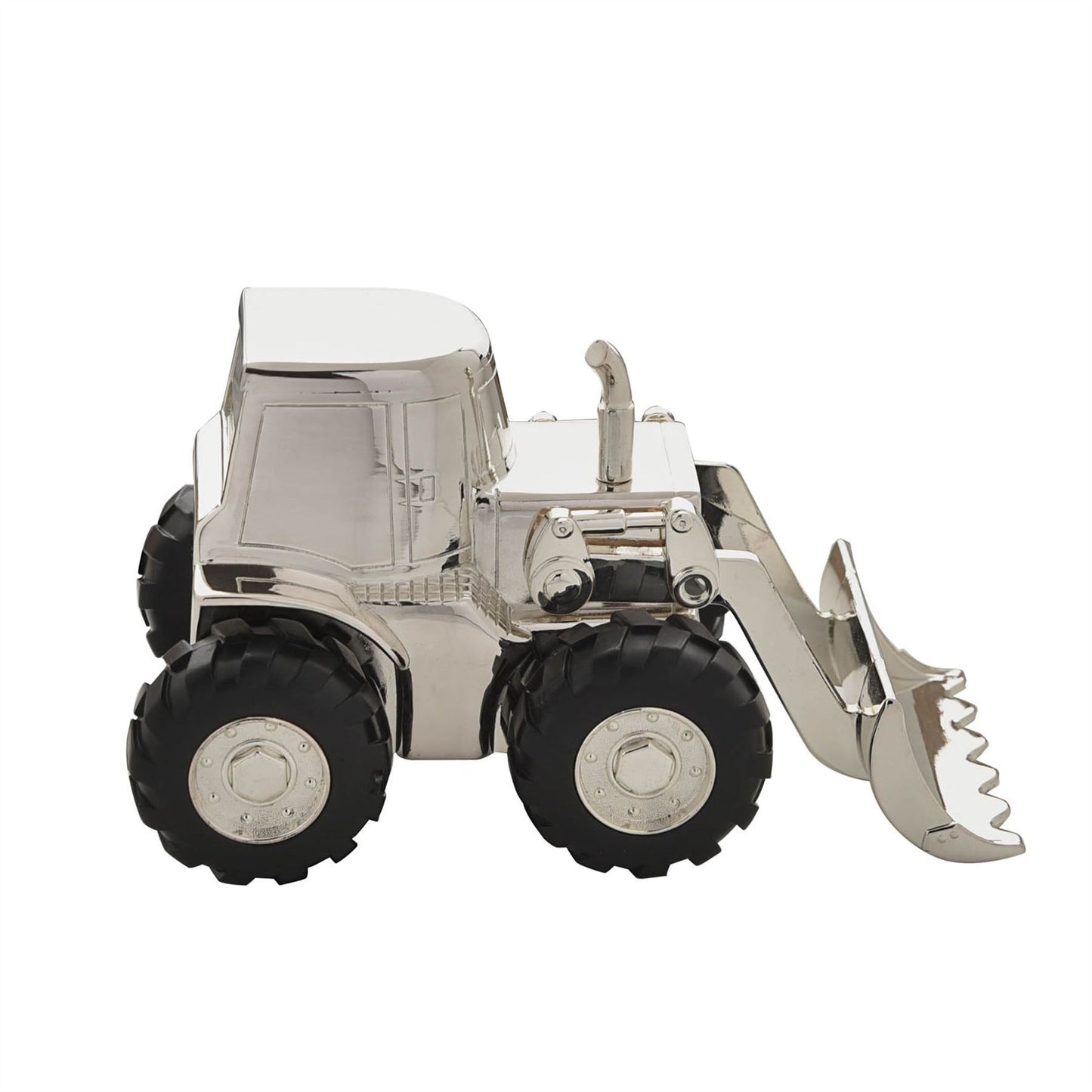 Bambino Silverplated Money Box - Front Loading Digger