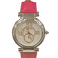 Ladies Fashion White Dial Leather Strap Watch Available Multiple colour - CLEARANCE NEEDS RE-BATTERY