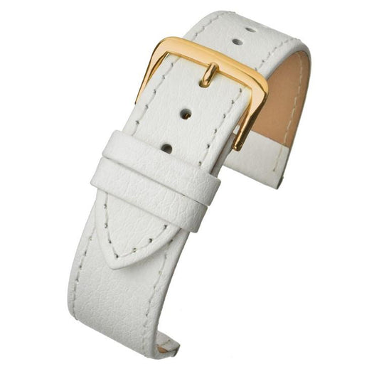 White Buffalo Grain Leather Watch Strap Available Sizes 8mm-26mm