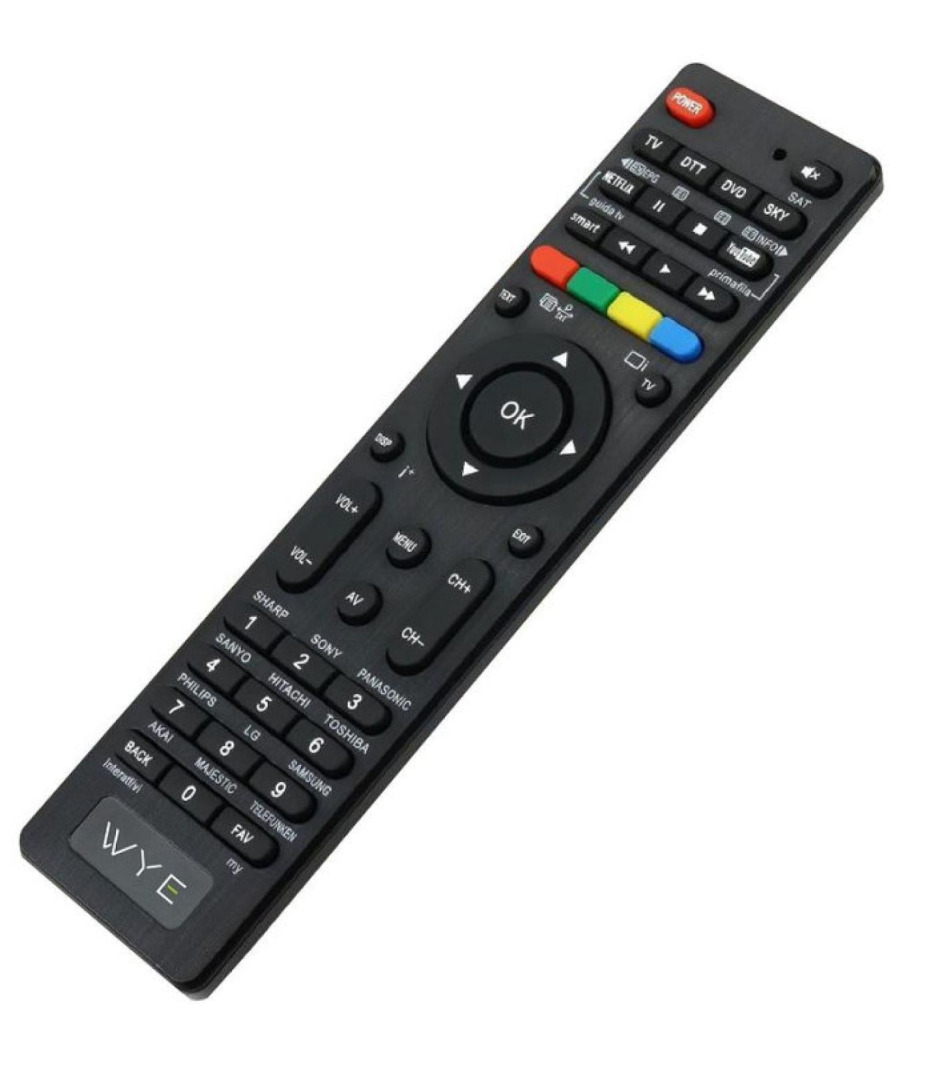 WYE FLOW Universal TV Remote Controller