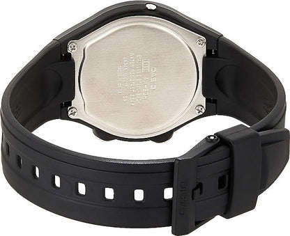 Casio Mens Dual Digital Time Black Rubber Strap Watch - AW-90H Available Multiple Color