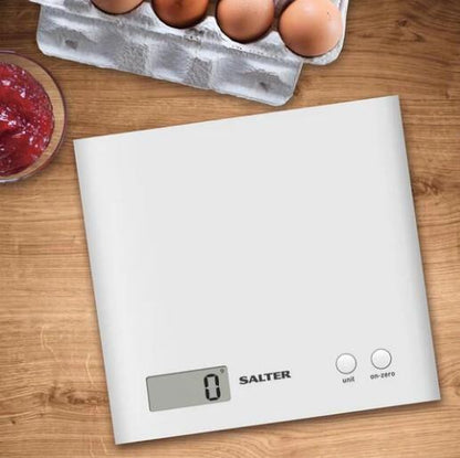 Salter Arc Scale White Electronic Food Scale 3Kg