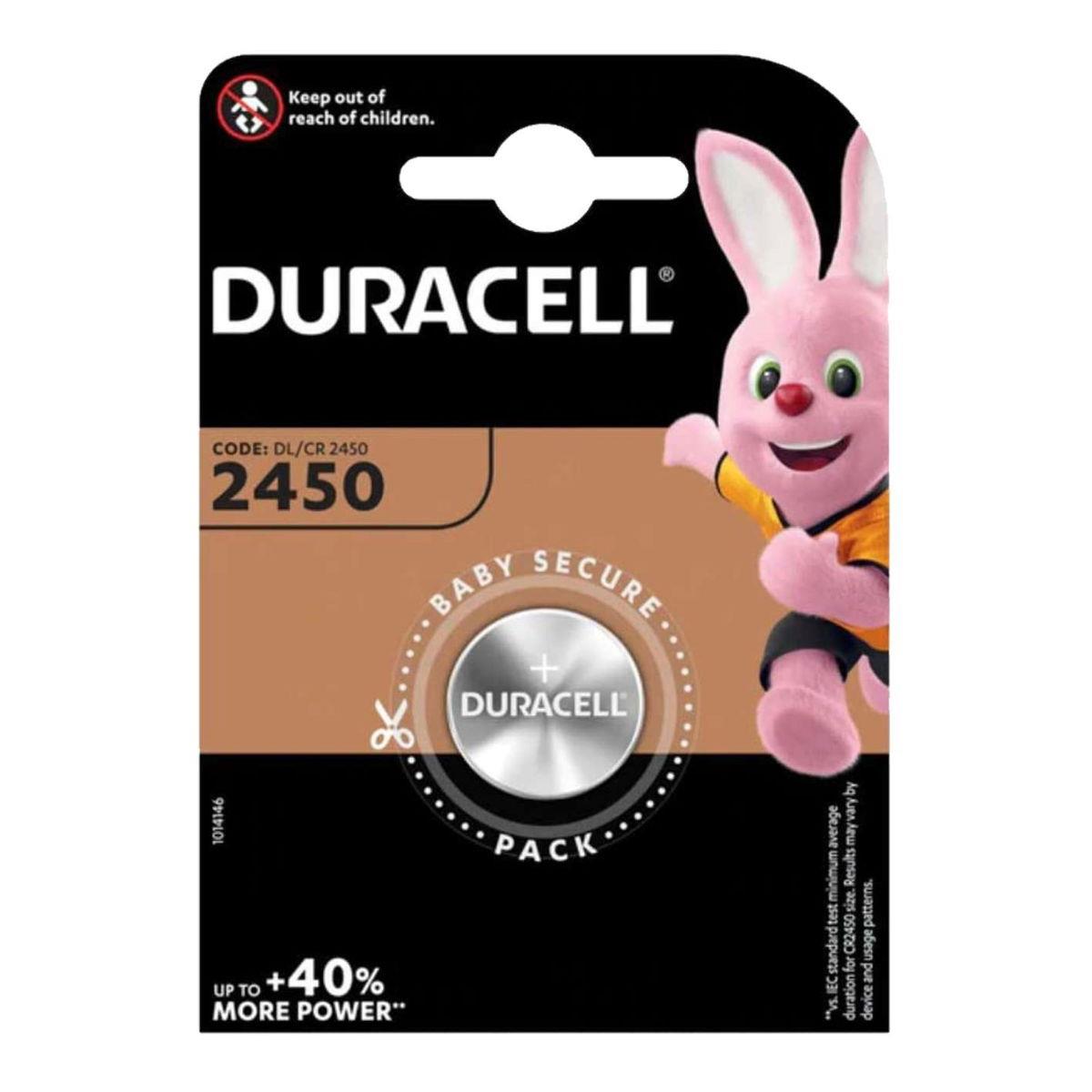 Duracell CR2450 Lithium Coin Cell