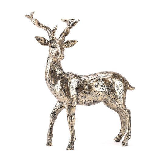 Meg Hawkins Bronze Finish Resin Stag Figurine