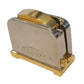 Miniature Clock 2 Tone plated Toast and Toaster Solid Brass IMP1006 - CLEARANCE NEEDS RE-BATTERY