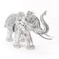 Standing Elephant Trunk Up Figurine 21"