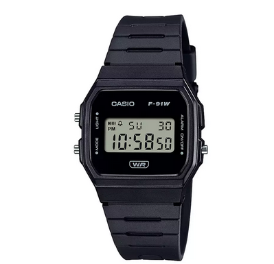 Casio Mens Classic Black Strap Digital Watch