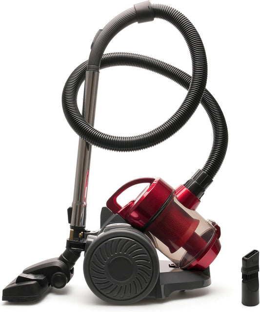 HomeLife 800w Bagless Corded Cyclone Vacuum - Red