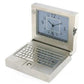 Miniature Clock PC Laptop Computer Silvertone Plated Solid Brass IMP1001S - CLEARANCE NEEDS RE-BATTERY