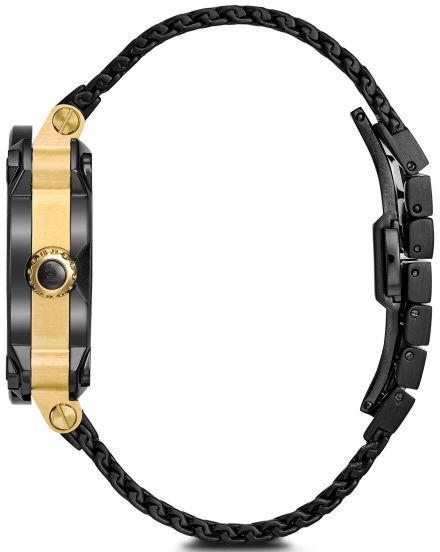 Bulova Ladies Grammys Precisionist Bling Dated Black Mesh Bracelet Watch