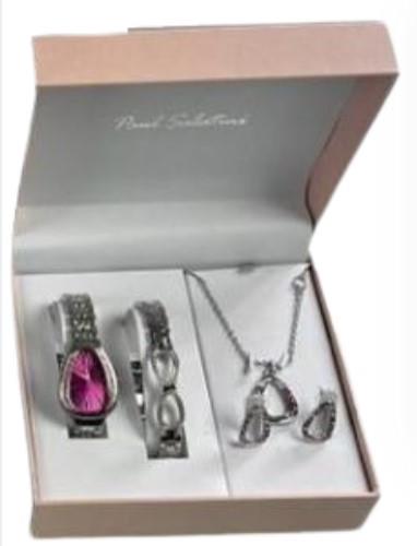 Paul Salatini Ladies Bling Barcelet Watch Gift Sets 2500 Available Multiple Colour