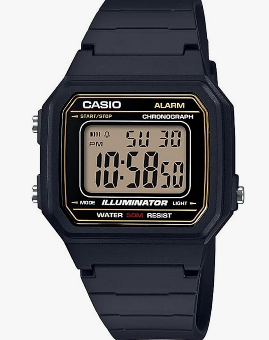 Casio Mens Rubber Strap watch