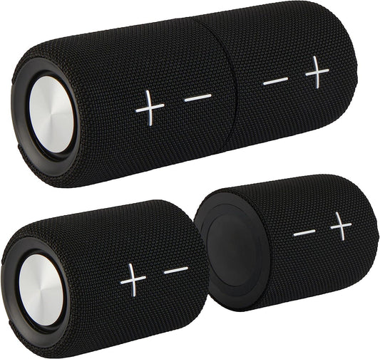 INTEMPO TWS Wireless Magnetic Speakers - Set of 2 Bluetooth EE7452BLKSTKEU7