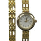 Spirit Ladies Fashion White Dial with Gold Plated Stainless Steel Bracelet Watch Gift Set ASPL52 - CLEARANCE NEEDS RE-BATTERY