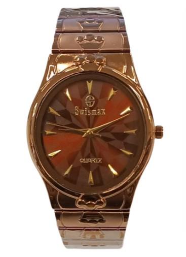 Swismax Ladies Bling Water Resistant Dial Metal Strap Watch Available Multiple Colour