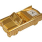 Miniature Clock Retro convertibles Car Goldtone Plated Solid Brass IMP1004 - CLEARANCE NEEDS RE-BATTERY