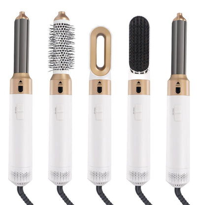 All In One Curling Iron Professional Curling Wand Set Instant Heat Up Hair Curler with 2 Interchangeable Ceramic Barrels