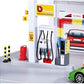 BBurago Street 1:43 Fire Service Station + 1 Vehicle Car