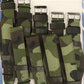 1007GRN Leather Camo Green Military Watch Straps Pk5 Available Sizes 18MM TO 22MM