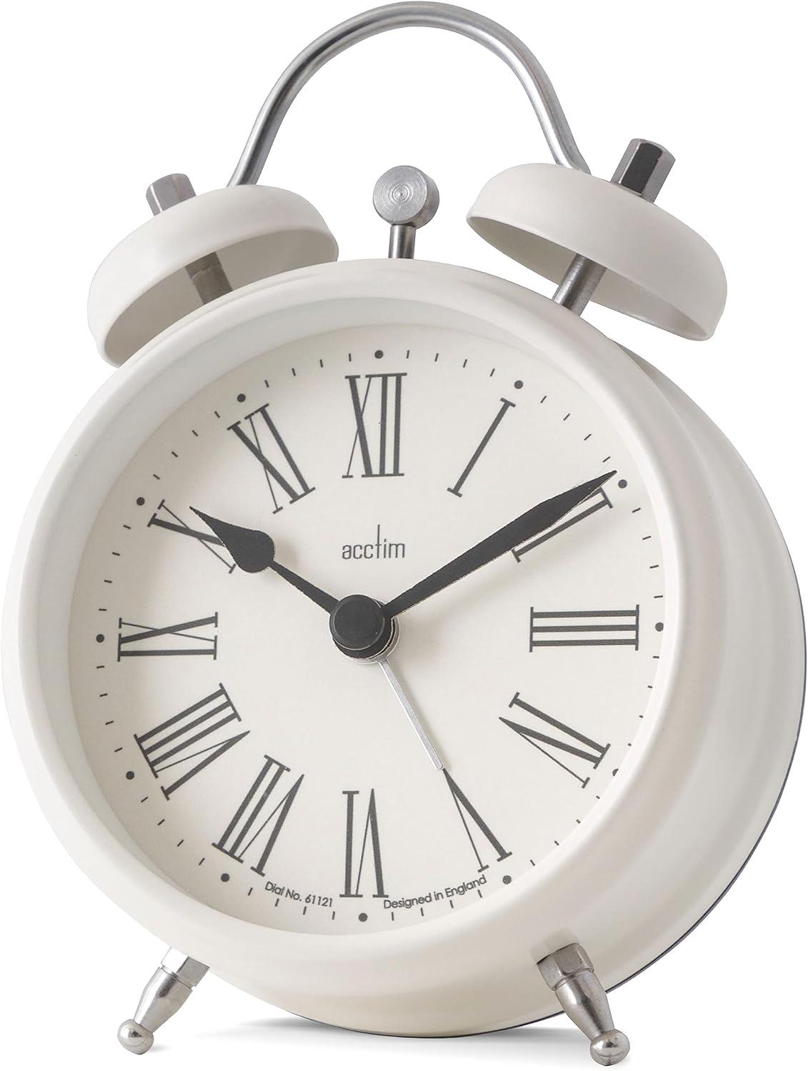 Acctim Shefford 12cm Double Bell Alarm Clock 1638 Available Multi Colour