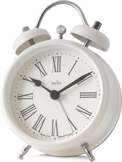 Acctim Shefford 12cm Double Bell Alarm Clock 1638 Available Multi Colour