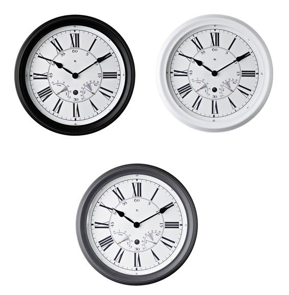 Hometime 35.5cm Roman Dial Sound Controlled With LED Light Wall Clock Available Multiple Colour