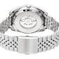 Lorus Mens Automatic Day Date Grey Dial Stainless Steel Bracelet Watch RL447BX9