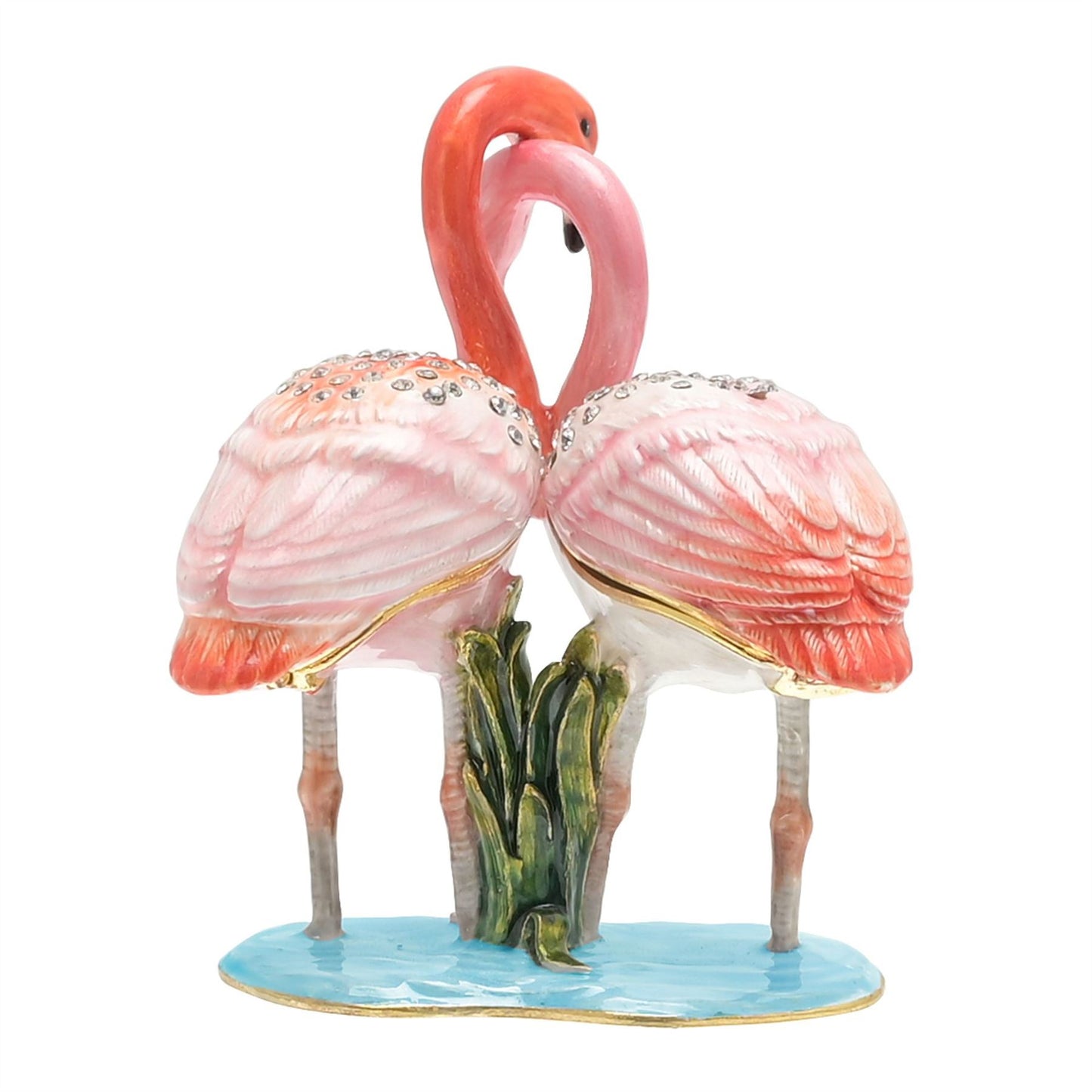 Treasured Trinkets - Pair of Flamingos