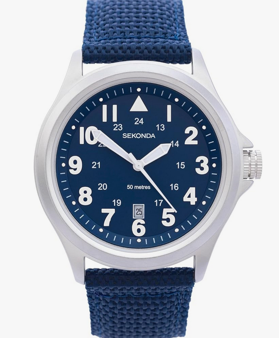 Sekonda Mens 43mm Wingman Pilot Style Watch