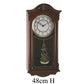 Rhythm Wood Wall Clock Hour Strike/West Chime/Arch Top/Pend