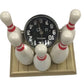 Miniature Clock Rotating Bowling Ball IMP426 - CLEARANCE NEEDS RE-BATTERY