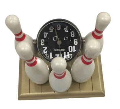 Miniature Clock Rotating Bowling Ball IMP426 - CLEARANCE NEEDS RE-BATTERY