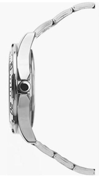 Sekonda Mens Analogue Dated Black Dial with Stainless Steel Bracelet Watch 1171