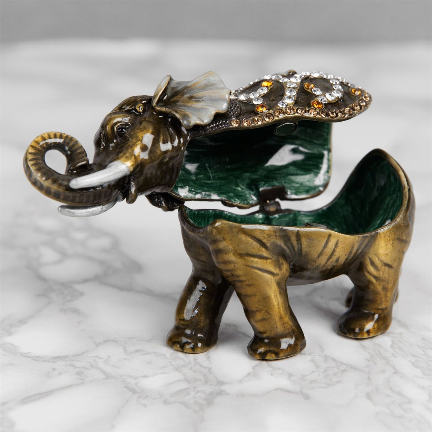 Treasured Trinkets - Elephant curled Trunk