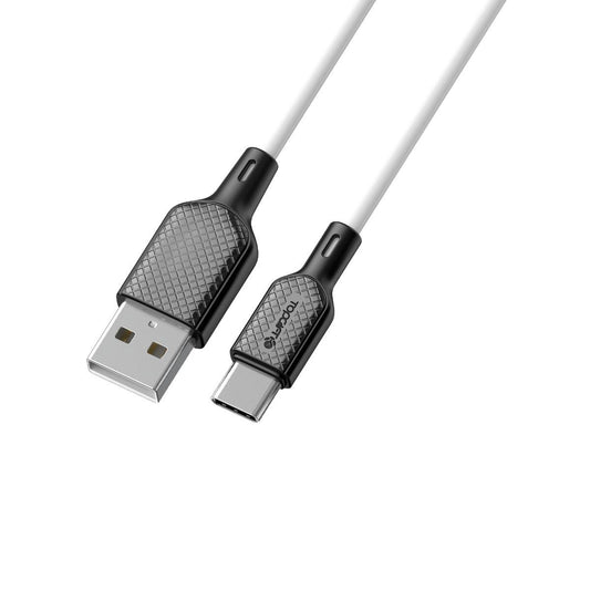 WYEFLOW USB-C Silicone Data Cable White