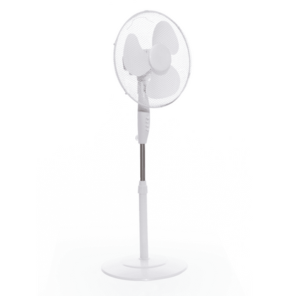 Daewoo Round Base 16" Pedestal Fan White