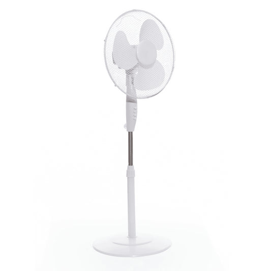 Daewoo Round Base 16" Pedestal Fan White