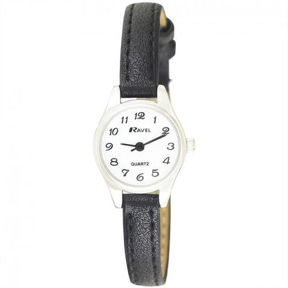 Ravel Ladies Classic Cocktail Analogue Leather Strap Wristwatch R0124L