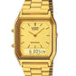 Casio Mens/Ladies Classic Analouge & Digital Dial Gold Bracelet Watch AQ-230GA Available Multiple Clour