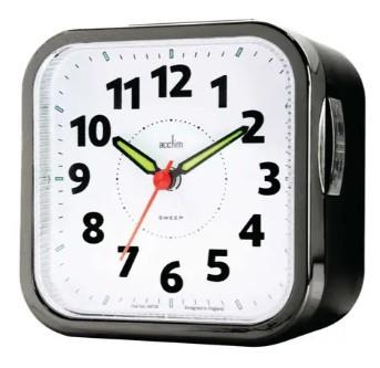 Acctim Otis Analogue Sweep Bell Alarm Clock Available Multiple Color