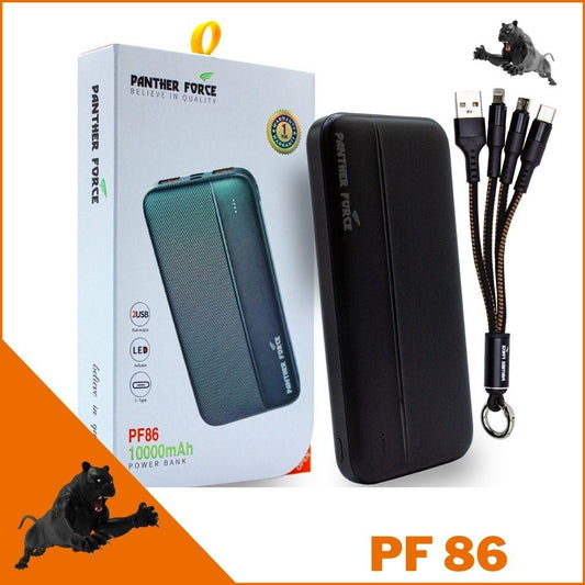 Panther Force Power Bank 10000mAh P.D3.0 Quick charge 3.0